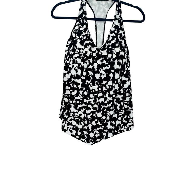 Magicsuit Hot Spot Taylor Leoaprd Print Underwire Tankini Top Black/White 8 NWT - Picture 8 of 12